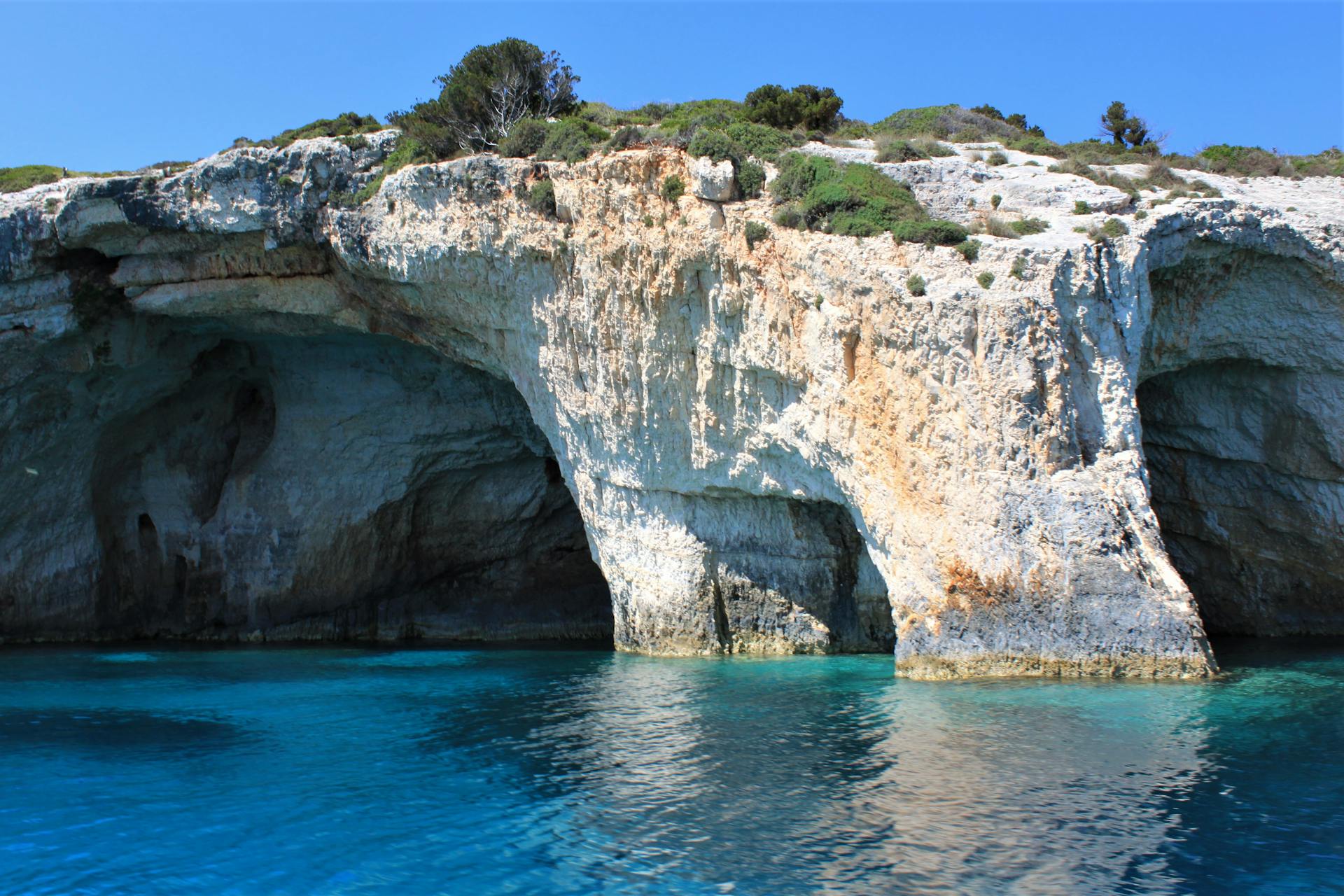 Driving to the Blue Cave